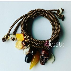 Elastic Bracelet with Charms